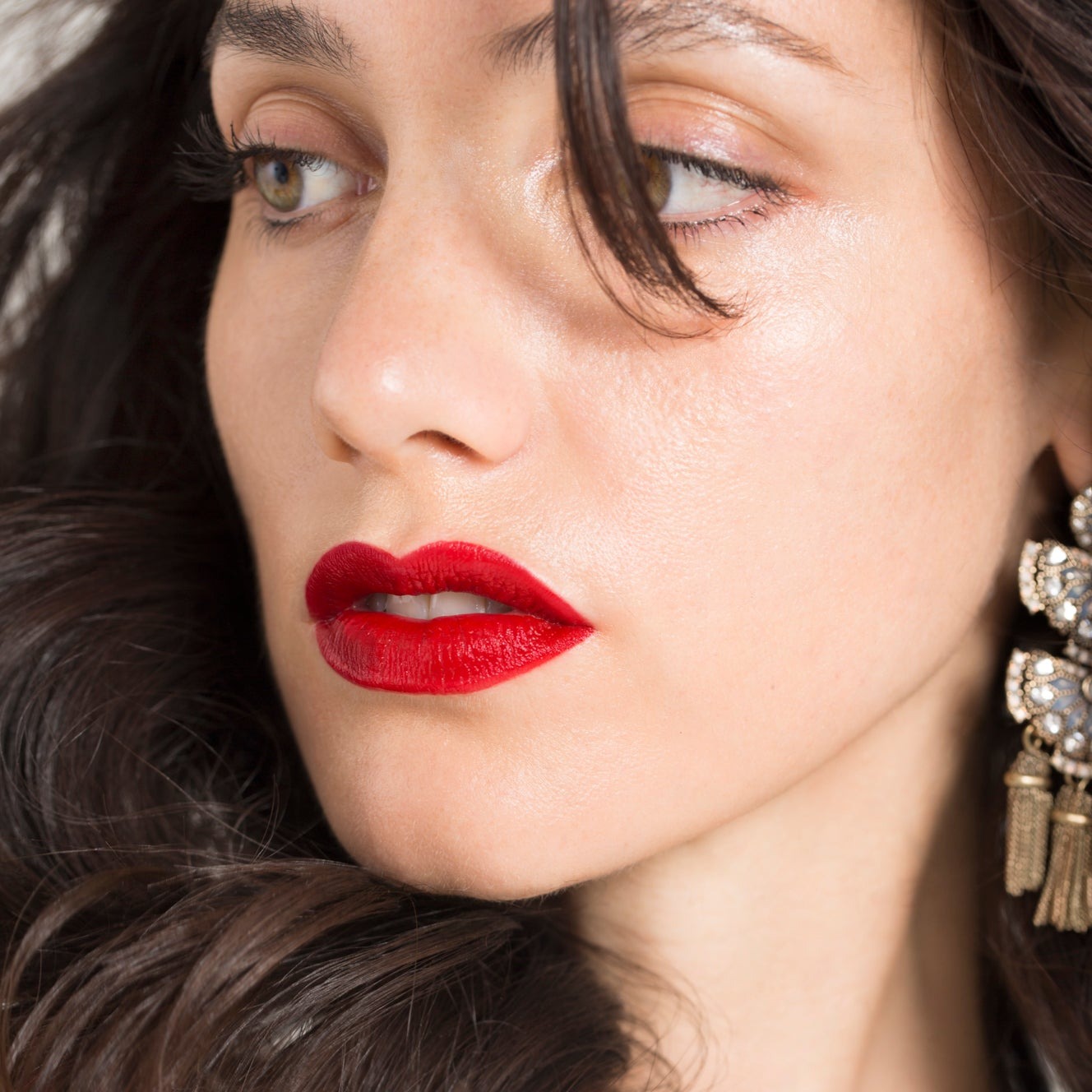 RED LIPSTICK WITH MODEL