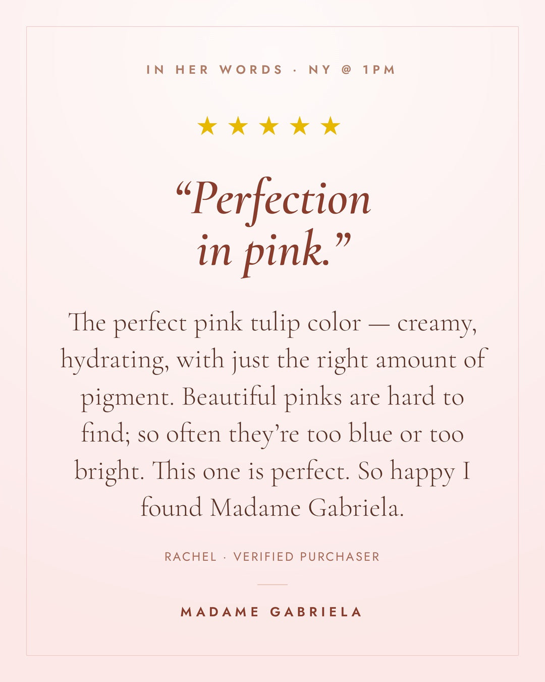 New York At 1PM | Pink Lipstick for Mature Lips – Madame Gabriela